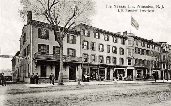 The Nassau Inn, J.B. Renwick, Prop. -- Vintage postcard, Princeton NJ