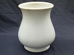 Dale & Davis 1880s White Ironstone Jardiniere Vase Planter