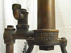 Product photo #100_3153 of SKU 21001150 (C. Perkes early-1900s Antique Bronze Boating Bilge Hand Pump)