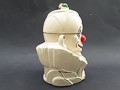 Product photo #100_3293 of SKU 21004014 (Genuine McCoy c.1943 Clown Cookie Jar, Vintage Original Paint)