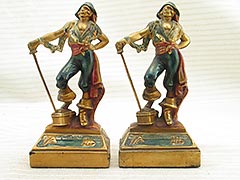 "Swashbuckler Pirate" Armor Bronze Bookends