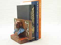 Product photo #100_6322 of SKU 21001255 (Shakespeare 1910s Pompeian Bronze Copper-clad Antique Bookend)