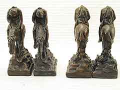 Product photo #100_6602 of SKU 21001268 (BIG 8-inch “End of the Trail” 1920s Galvano Bronze Bookends)