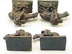 Product photo #100_6603 of SKU 21001268 (BIG 8-inch “End of the Trail” 1920s Galvano Bronze Bookends)