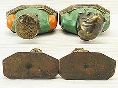 Product photo #100_6663 of SKU 21001271 (“Dutch Couple” 1920s Pompeian Bronze Bookends, Light Patina)