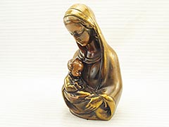 "Madonna" BIG Bronze Bookend statue figurine