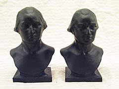 George Washington Bust cast iron Bookends