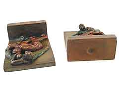 Product photo #100_7886 of SKU 21001321 (“The Tackle” 1920s Football Bronze-clad Antique Bookend)