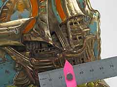 Product photo #100_8271 of SKU 21001330 (Mayflower Galleon Ships 1920s Galvano Bronze Antique Bookends)