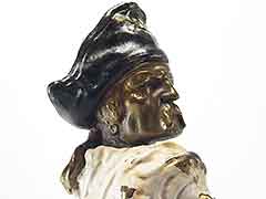 Product photo #100_8368 of SKU 21001334 (BIG 10-inch “Sword Ready Pirate” 1920s Pompeian Bronze Bookends)