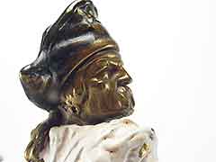 Product photo #100_8370 of SKU 21001334 (BIG 10-inch “Sword Ready Pirate” 1920s Pompeian Bronze Bookends)