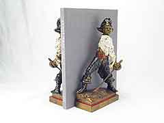 Product photo #100_8376 of SKU 21001334 (BIG 10-inch “Sword Ready Pirate” 1920s Pompeian Bronze Bookends)
