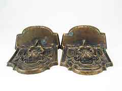 Product photo #100_8387 of SKU 21001335 (Lincoln Cathedral Imp 1920s Solid Bronze Antique Bookends)