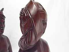 Product photo #100_8431 of SKU 21001337 (Klungkung Bali 1940s Carved Wood Sculpture Bookends)