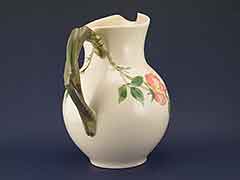 Product photo #100_8552 of SKU 21004004 (1940s Franciscan Desert Rose Pitcher, USA Rare Early Piece)