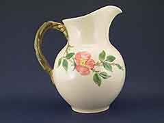Product photo #100_8553 of SKU 21004004 (1940s Franciscan Desert Rose Pitcher, USA Rare Early Piece)