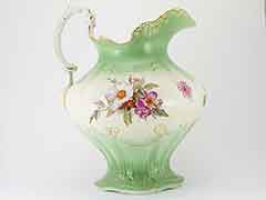 Minerva China 1890s Porcelain Wash Basin Pitcher