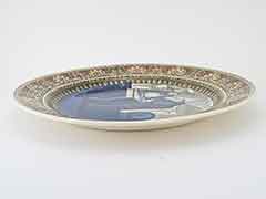 Product photo #100_8627 of SKU 21004007 (Royal Doulton 1910s Decorative Plate, “Monks In The Cellar Inspecting Fish”)