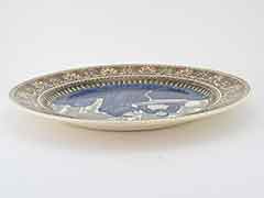 Product photo #100_8628 of SKU 21004007 (Royal Doulton 1910s Decorative Plate, “Monks In The Cellar Inspecting Fish”)