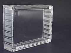 Product photo #100_8735 of SKU 21004011 (1920s Cut Glass Cigarette Box, Floral & Leaves, Art Deco Period)