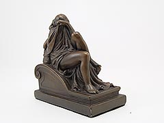 Product photo #100_9013 of SKU 21001341 (“Night and Day” 1920s Armor Bronze Bookends Michelangelo)
