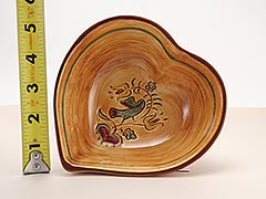 Product photo #100_9632 of SKU 21004021 (Pennsbury Pottery, Bird over Heart Candy Dish (darker color))