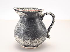 Pennsbury Pottery Gray Spongeware 1-cup Creamer Pitcher by RB