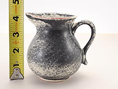 Product photo #100_9732 of SKU 21004031 (Pennsbury Pottery Gray Spongeware 1-cup Creamer Pitcher by RB)