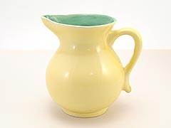 Pennsbury Pottery, Yellow and Green 1-pint Pitcher