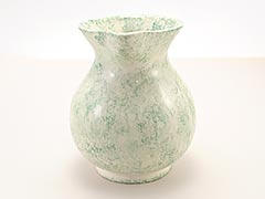 Product photo #100_9766 of SKU 21004033 (Pennsbury Pottery, Green and White Spongeware 1-pint Pitcher)