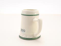 Product photo #100_9804 of SKU 21004035 (Pennsbury Pottery “Rotary Christmas 1950” Miniature Beer Mug)